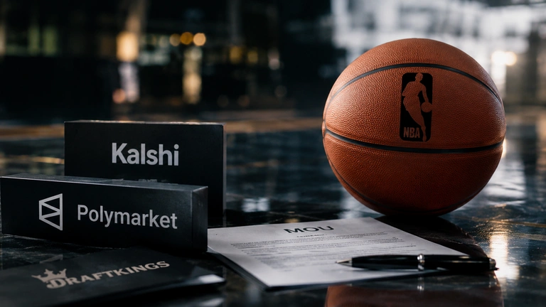 NBA signs Kalshi and Polymarket as official prediction market partners, with a CFTC watchdog attached