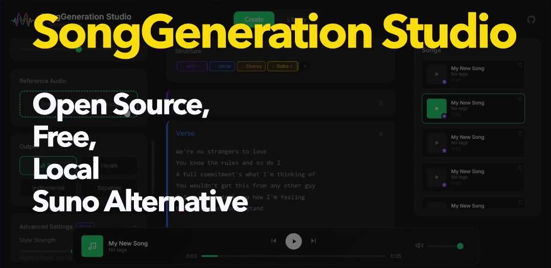 SongGeneration Studio AI music generation interface for the LeVo model