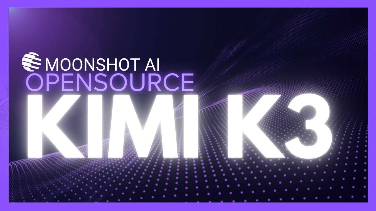 Moonshot AI Kimi K3 open source model release